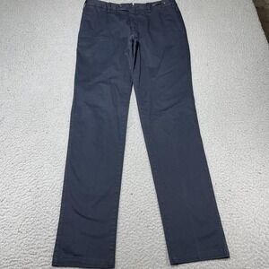 PT01 Pants Mens 34x33 Blue Super Slim Fit Stretch Chino Casual Business